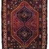 Shiraz Tribal Vintage Hand Made Rug 4 by 5