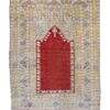 Vintage Turkish Prayer Rug 3 by 4 hand made rug