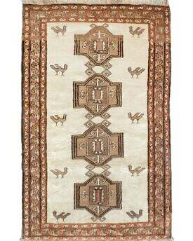 Beautiful 4 by 6 hand made area rug from iran for sale at our online rug store and our rug show room