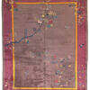 Art Deco 1930's China Antique Wool Pile 9 by 12 rug