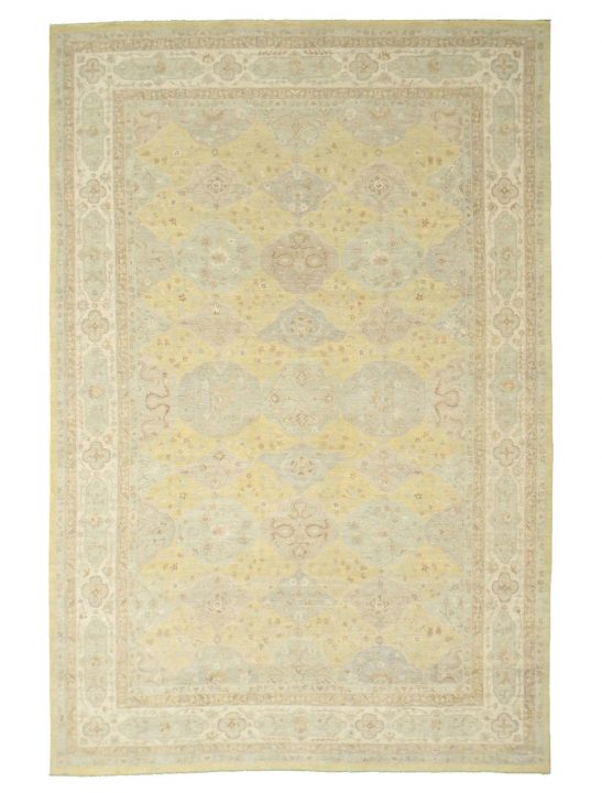 11' 9" by 18' Pakistan Wool with Silk Area Rug