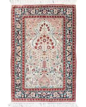 Persian Garden Silk Hand Made Area Rug 2 by 3' 1"