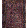 13.4 by 20 oversized purple hand made area rug