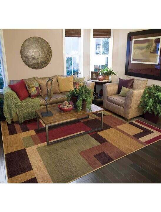 Allure 9A - Machine Woven Area Rug Room Sample