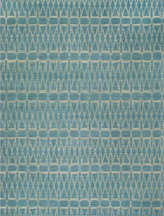 Biscayne Teal Hand Tufted area rug affordable rug
