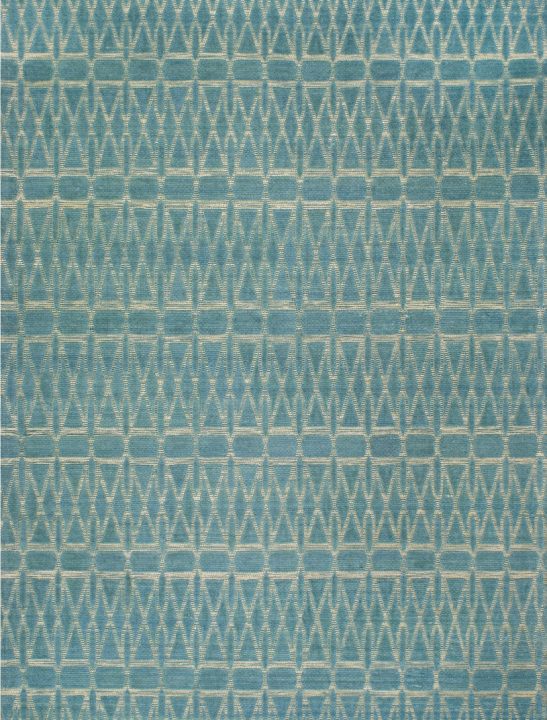 Biscayne Teal Hand Tufted area rug affordable rug